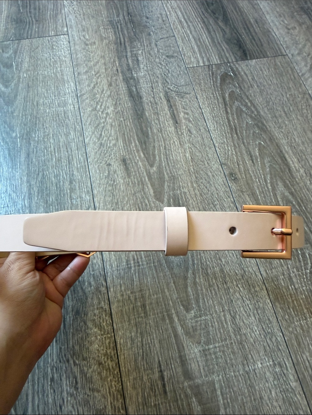 Ted Baker Rose Gold Bow skinny belt - Picture 5 of 5